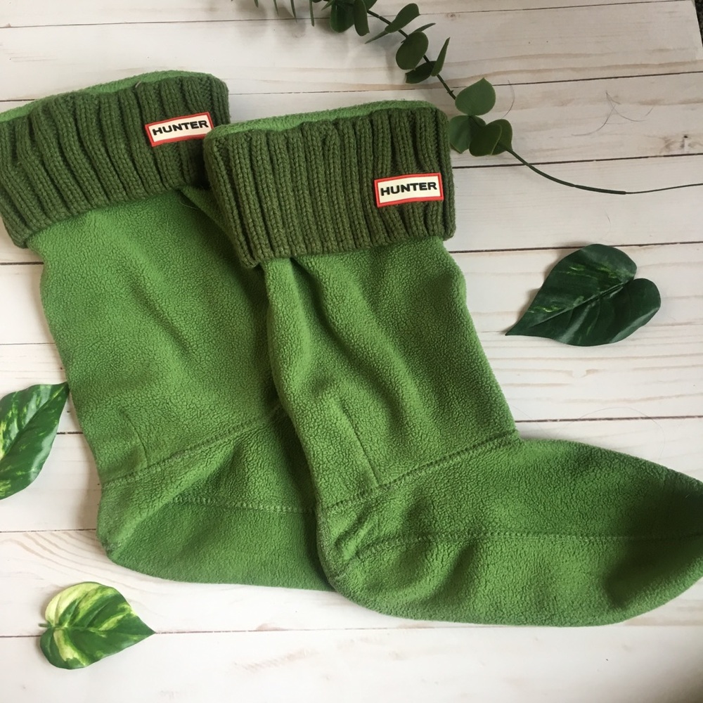 Green Hunter Boot Socks